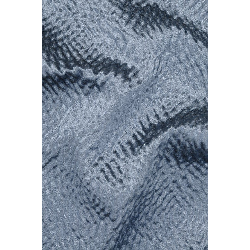 Adriatic Blue Hammered Satin Fabric